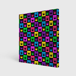 Холст квадратный Король, цвет: 3D-принт