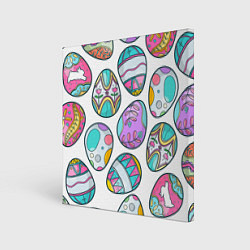 Картина квадратная Пасхальные яйца