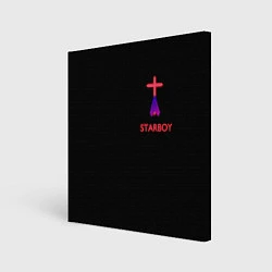 Холст квадратный STARBOY - The Weeknd, цвет: 3D-принт