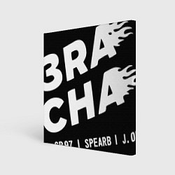 Холст квадратный 3RACHA, цвет: 3D-принт