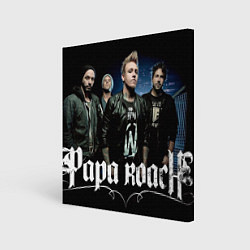 Картина квадратная Papa Roach band