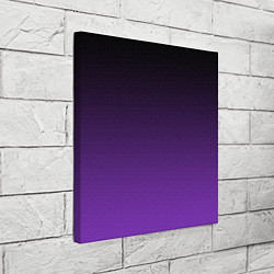 Холст квадратный Ночной градиент Фиолетовый, цвет: 3D-принт — фото 2
