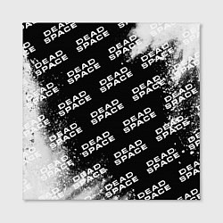 Холст квадратный Dead Space - Exposion Pattern, цвет: 3D-принт — фото 2