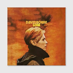 Холст квадратный Low - David Bowie, цвет: 3D-принт — фото 2