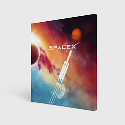 Картина квадратная Space X