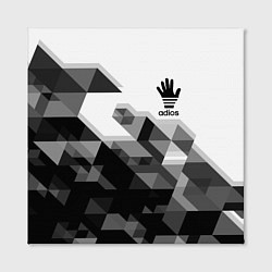Холст квадратный ADIOS АДИОС, цвет: 3D-принт — фото 2