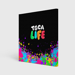 Холст квадратный Toca Life, цвет: 3D-принт