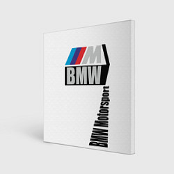Холст квадратный BMW Motorsport, цвет: 3D-принт