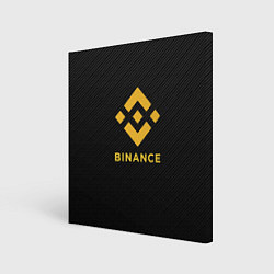 Картина квадратная БИНАНС ЛОГО CARBON BINANCE LOGO