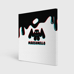 Холст квадратный MARSHMELLO MELT: МАРШМЕЛЛО, цвет: 3D-принт