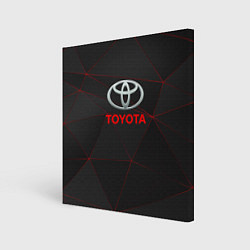 Картина квадратная Toyota Тонкие линии неона