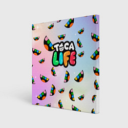 Картина квадратная Toca Life: Smile Logo