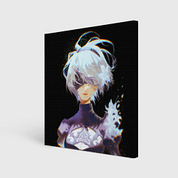 Картина квадратная Венецианская девушка Nier automata 2b