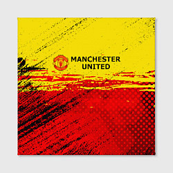 Холст квадратный Manchester United: Дьяволы, цвет: 3D-принт — фото 2