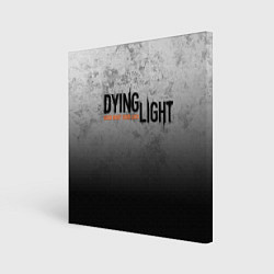 Картина квадратная DYING LIGHT ТРЕЩИНЫ GOOD NIGHT AND GOOD LUCK