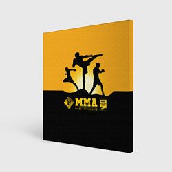 Картина квадратная ММА Mixed Martial Arts