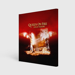 Картина квадратная Queen on Fire - Live at the Bowl