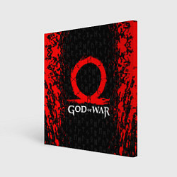 Картина квадратная GOD OF WAR КРАТОС ЛОГО