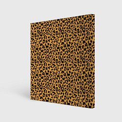 Картина квадратная Леопард Leopard