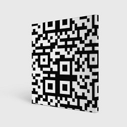 Картина квадратная Qr codeкуаркод