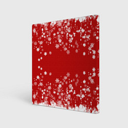 Холст квадратный Вечный снегопад, цвет: 3D-принт
