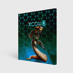 Картина квадратная XCOM ИКС КОМ рептилия