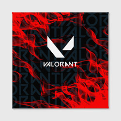 Холст квадратный Valorant Fire, цвет: 3D-принт — фото 2