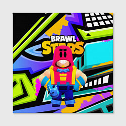 Холст квадратный GROM BRAWL STARS ГРОМ БРАВЛЫ, цвет: 3D-принт — фото 2