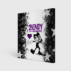 Картина квадратная HEART BENDY AND THE INK MACHINE