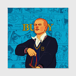 Холст квадратный Bully, Джимми Хопкинс, цвет: 3D-принт — фото 2