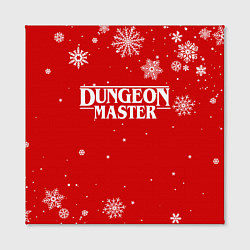 Холст квадратный ГАЧИМУЧИ DUNGEON MASTER НОВОГОДНИЙ, цвет: 3D-принт — фото 2