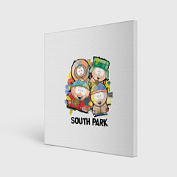 Картина квадратная South Park - Южный парк краски