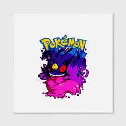 Холст квадратный Mega Gengar - Pokemon GO, цвет: 3D-принт — фото 2
