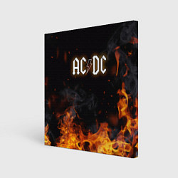 Картина квадратная ACDC - Fire