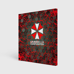 Картина квадратная Umbrella Corporation соты