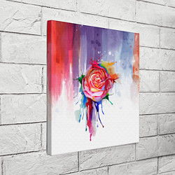 Холст квадратный Прекрасная роза, цвет: 3D-принт — фото 2