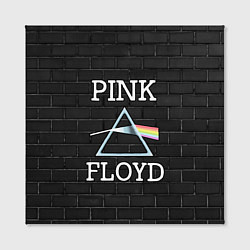 Холст квадратный PINK FLOYD LOGO - ПИНК ФЛОЙД ЛОГОТИП, цвет: 3D-принт — фото 2