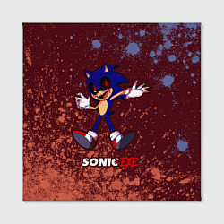 Холст квадратный SONIC EXE Арт, цвет: 3D-принт — фото 2