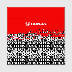Холст квадратный Honda - Pattern, цвет: 3D-принт — фото 2