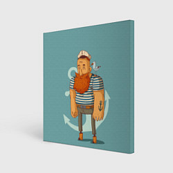Холст квадратный Старый добрый моряк, цвет: 3D-принт