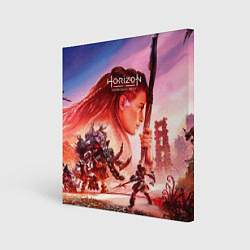 Картина квадратная Horizon Forbidden West game poster