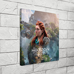 Холст квадратный Охотница Элой, цвет: 3D-принт — фото 2