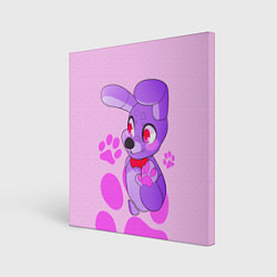 Холст квадратный Bonnie the Rabbit UCN, цвет: 3D-принт
