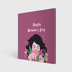 Картина квадратная Happy Womens Day