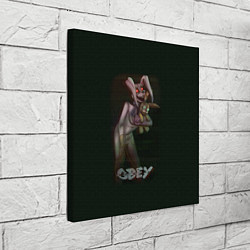 Холст квадратный Five Nights at Freddys кролик, цвет: 3D-принт — фото 2