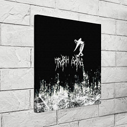 Холст квадратный Ghostemane Mercury Trash Gang Гостмейн Призрак гра, цвет: 3D-принт — фото 2