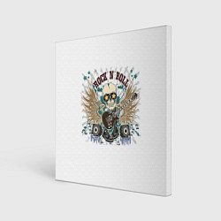 Картина квадратная ROCKNROLL музыкант