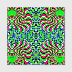 Холст квадратный Оптическая Иллюзия Движение Галлюцинаций, цвет: 3D-принт — фото 2