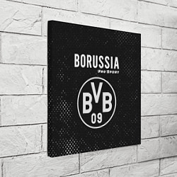 Холст квадратный BORUSSIA Pro Sport Гранж, цвет: 3D-принт — фото 2