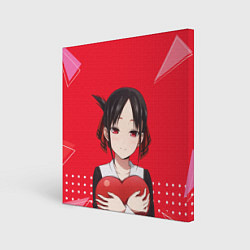 Холст квадратный Kaguya Heart, цвет: 3D-принт